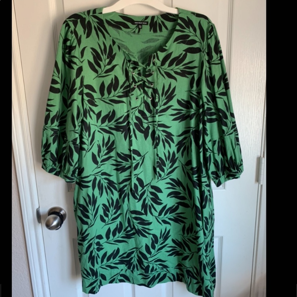 Who What Wear Pattern Linen Tunic